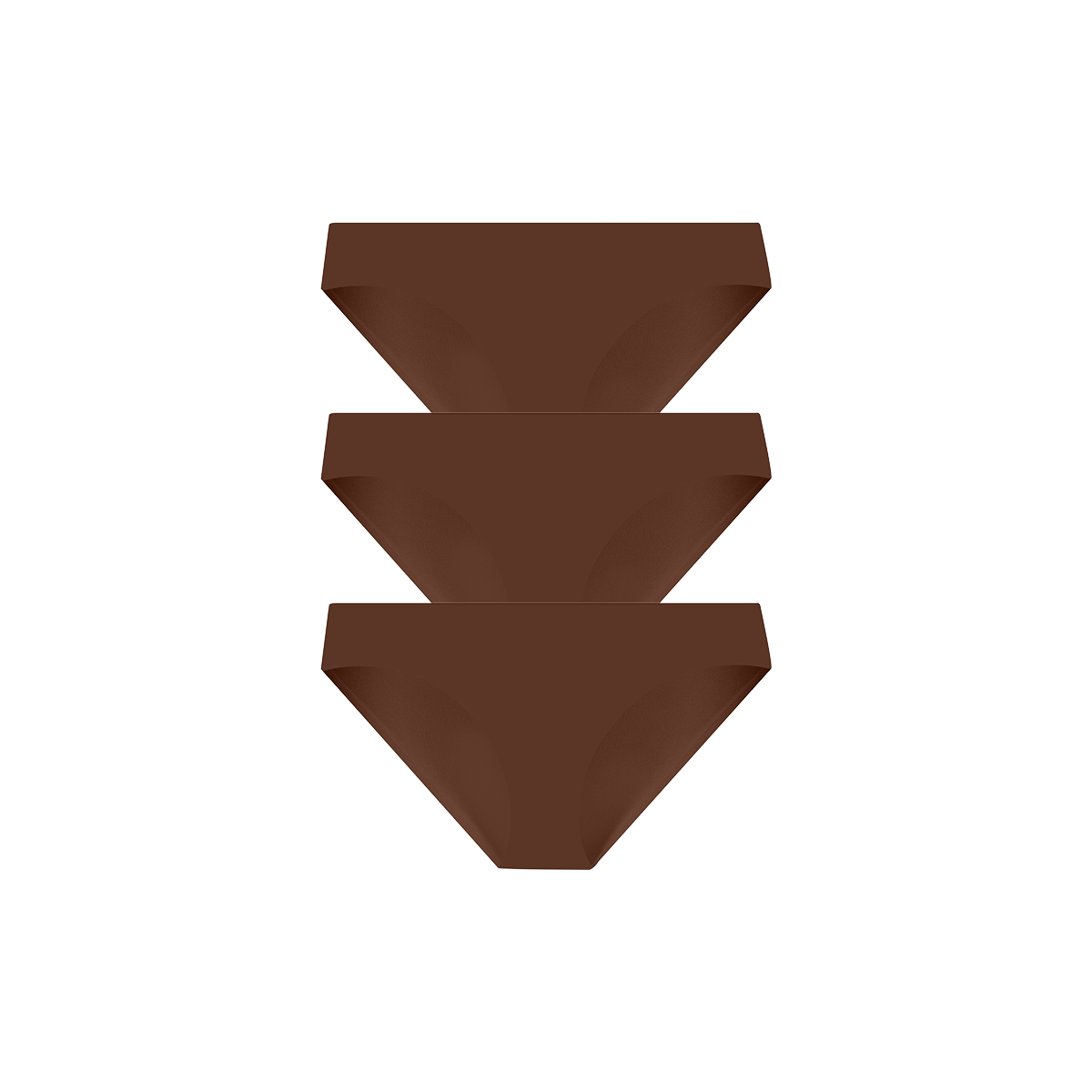 DreamSeam Bikini 3-Pack | Espresso Pack