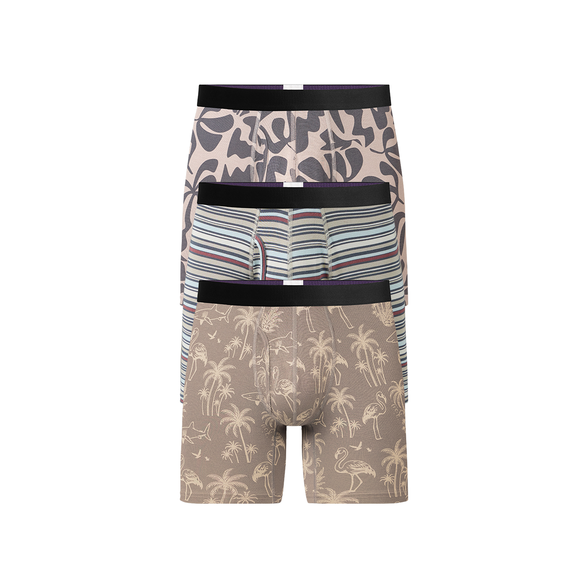 UltraModal™ Core Boxer Brief w/ Fly 3-Pack | Beach Boheme Grey Pack
