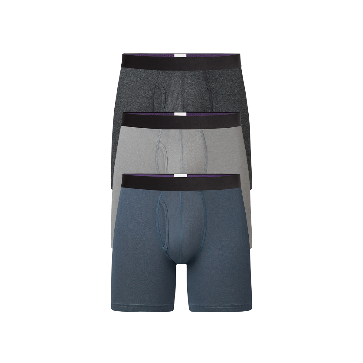 UltraModal™ Core Ball Caddy™ Boxer Brief w/ Fly 3-Pack | Grey Tide Pack