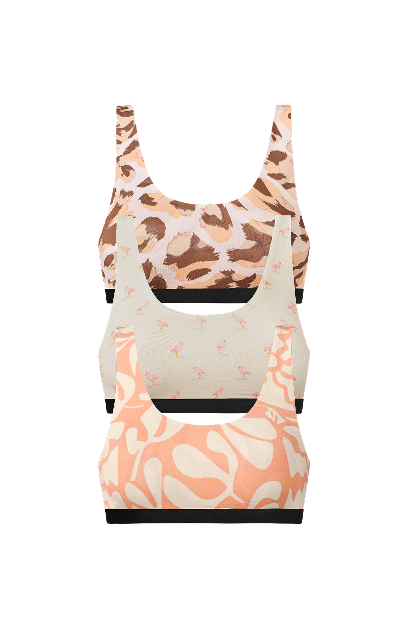 UltraModal™ Core Scoop Bralette 3-Pack | Miami Pack