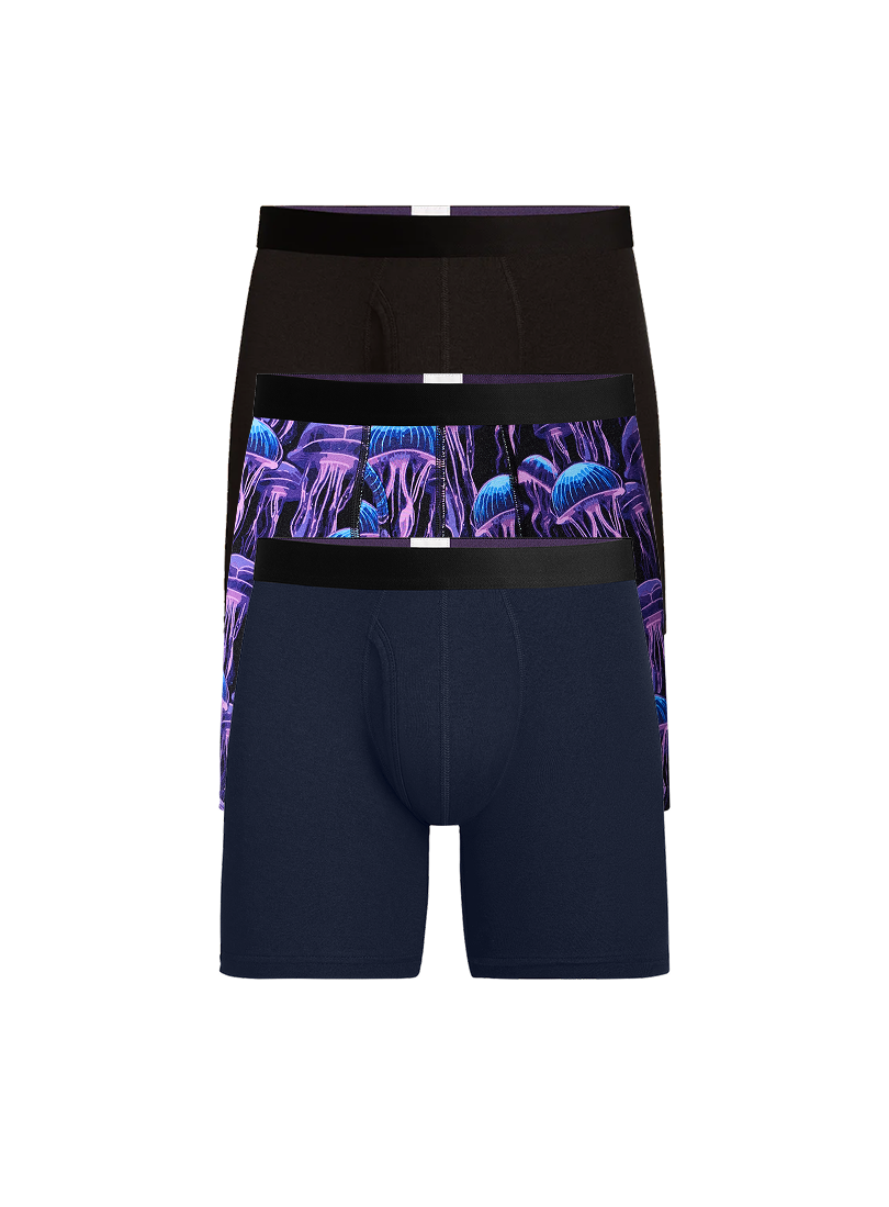 UltraModal™ Core Boxer Brief w/ Fly 3-Pack | Wild Jellies Pack