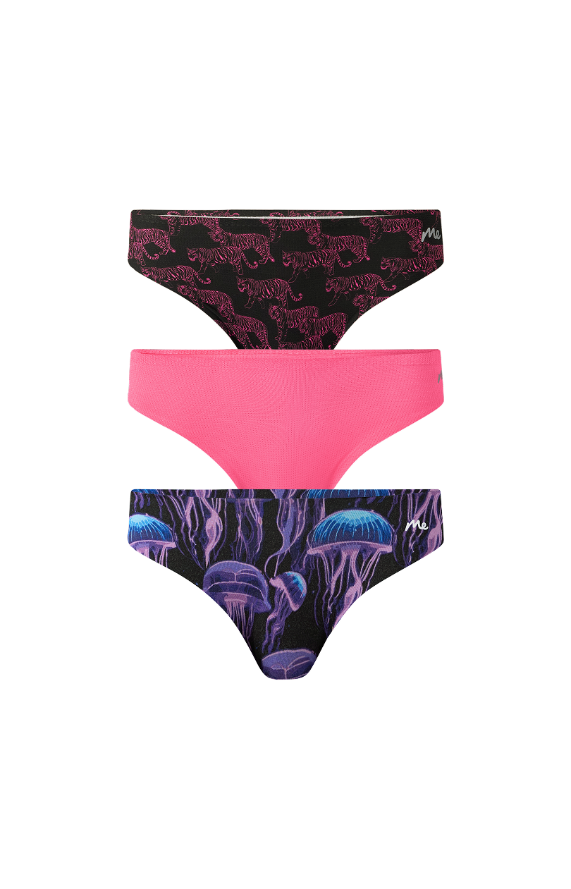 Breathe Thong 3-Pack | Wild Life Pack