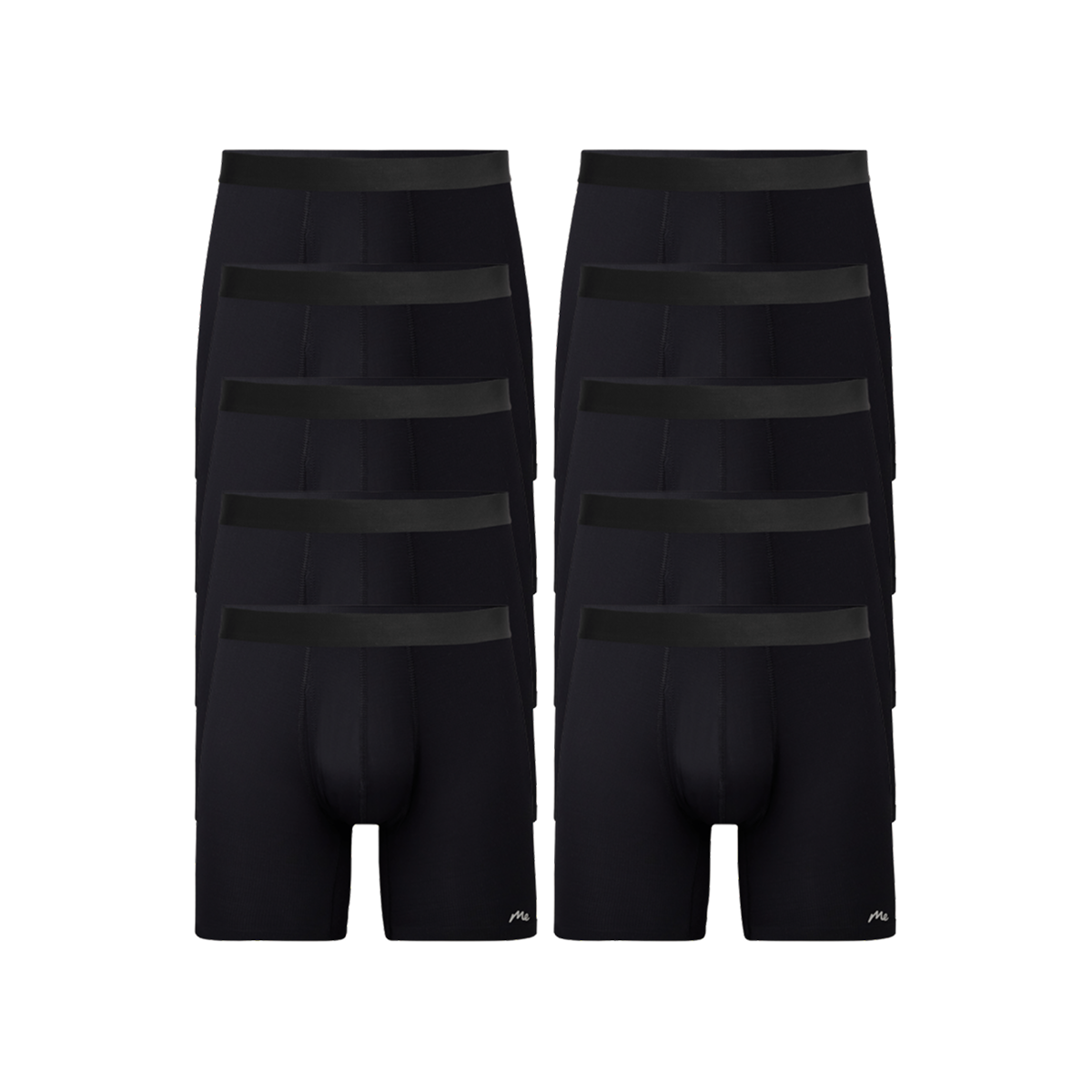 Breathe Ball Caddy™ Boxer Brief w/ Fly 10-Pack | Black Pack