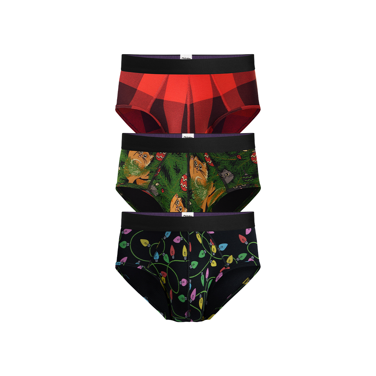 UltraModal™ Core Brief 3-Pack | Meowy Christmas Pack