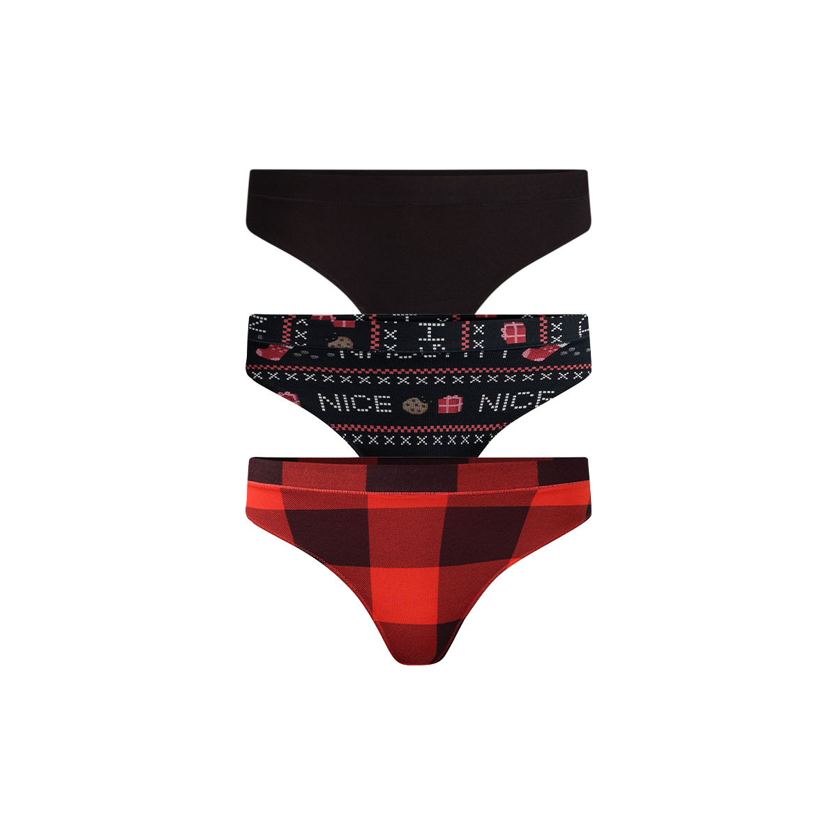 UltraModal™ FeelFree Thong 3-Pack | Naughty or Nice Pack
