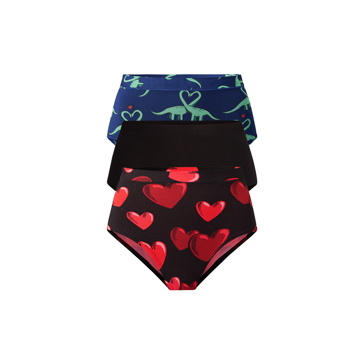 UltraModal™ FeelFree High-Waisted Cheeky 3-Pack | Saur in Love Pack