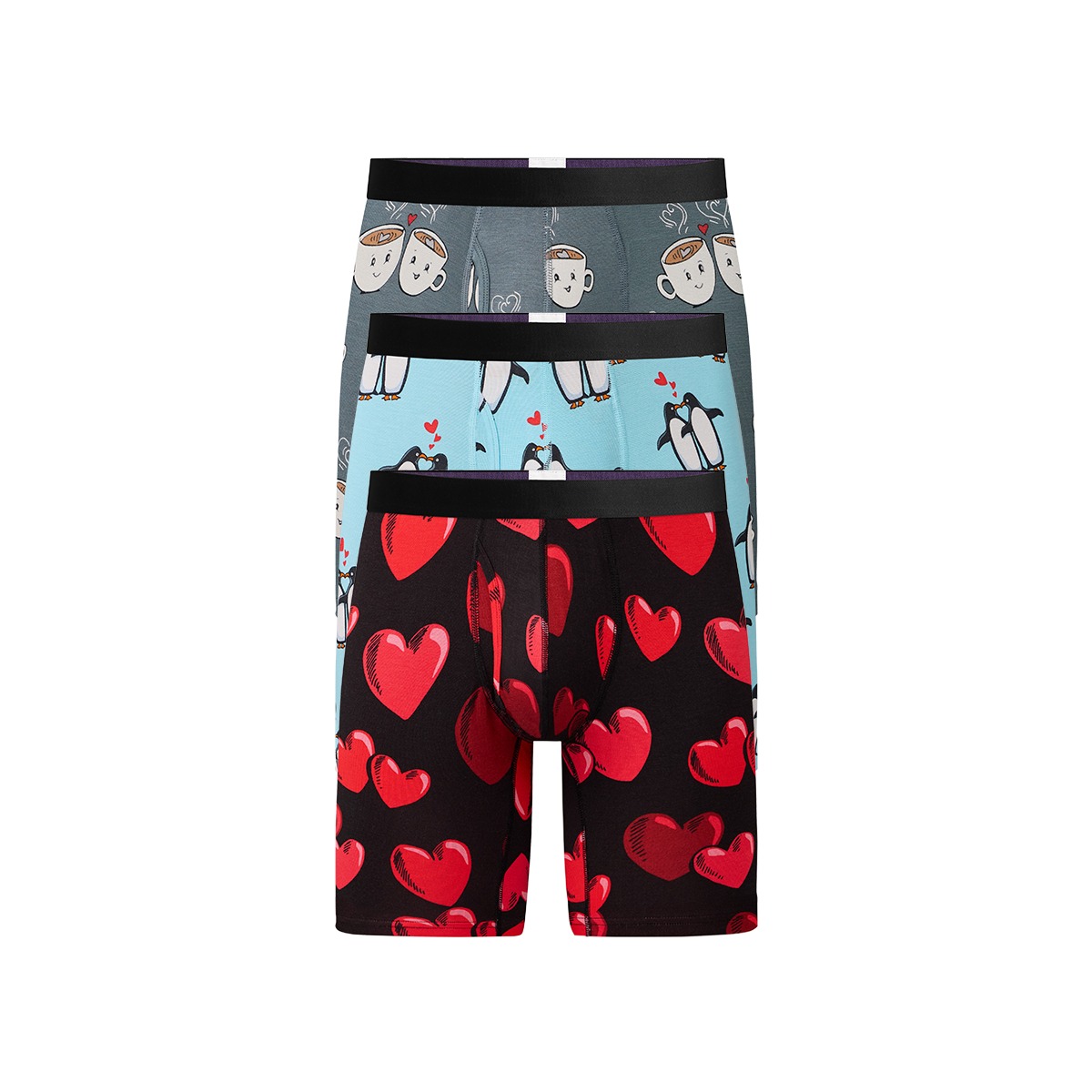 UltraModal™ Core Long Boxer Brief w/ Fly 3-Pack | Valentine Pack