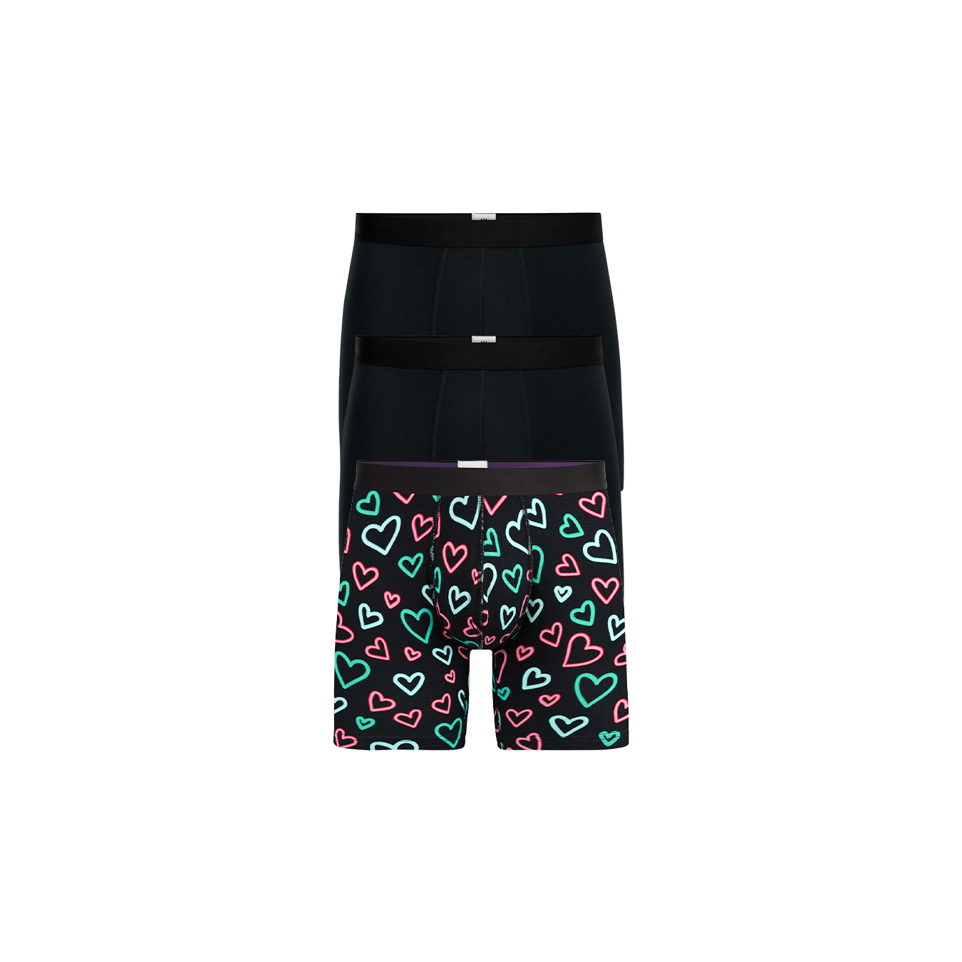 UltraModal™ Core Boxer Brief 3-Pack | Electric Hearts Pack