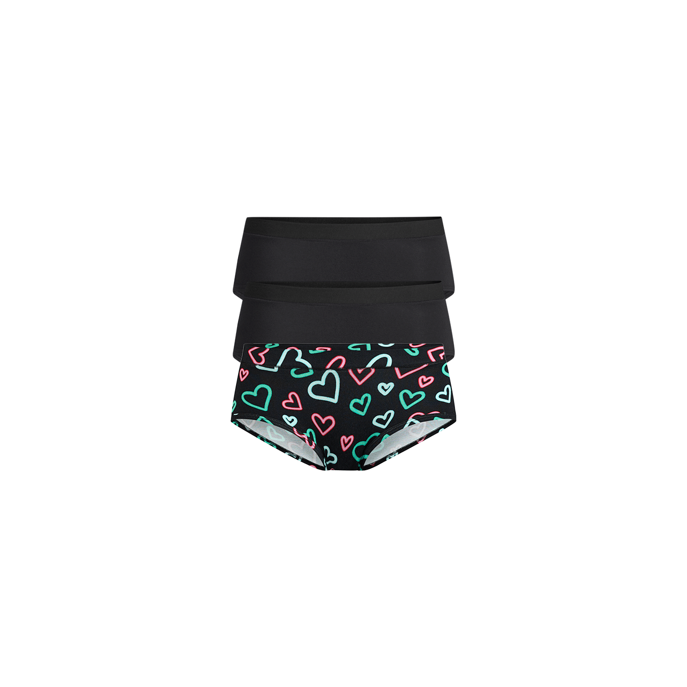 UltraModal™ FeelFree Hipster 3-Pack | Electric Hearts Pack