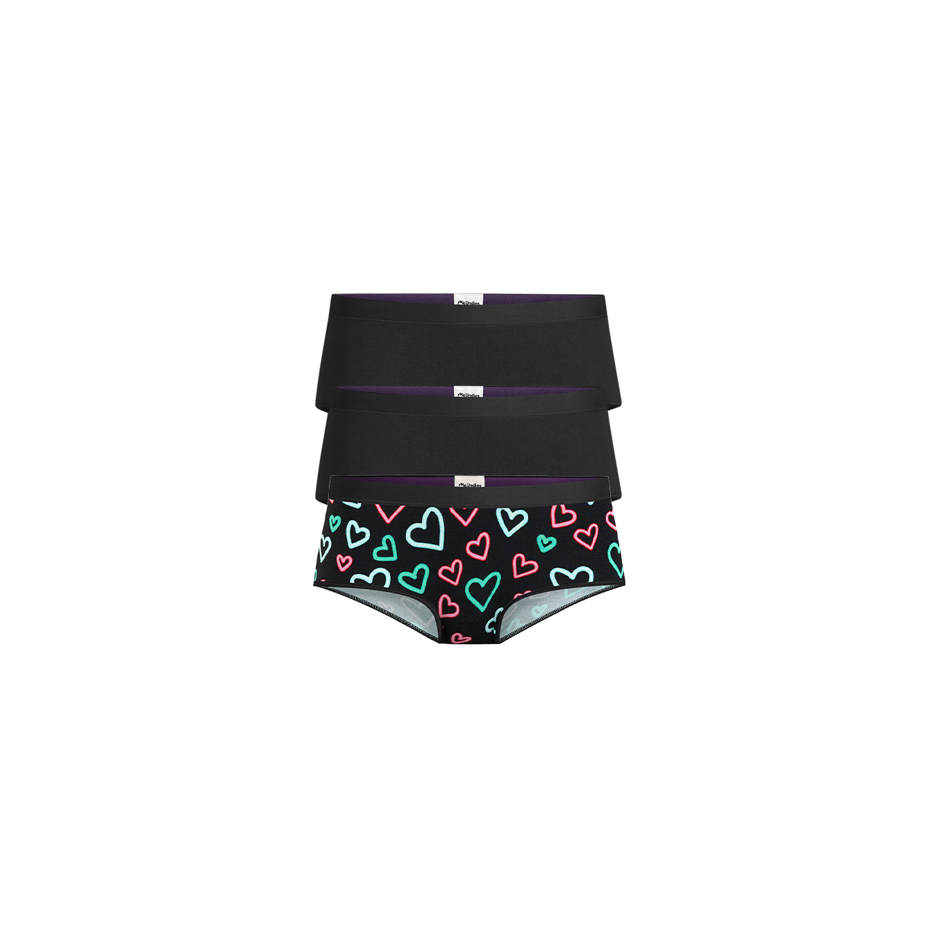 UltraModal™ Core Hipster 3-Pack | Electric Hearts Pack