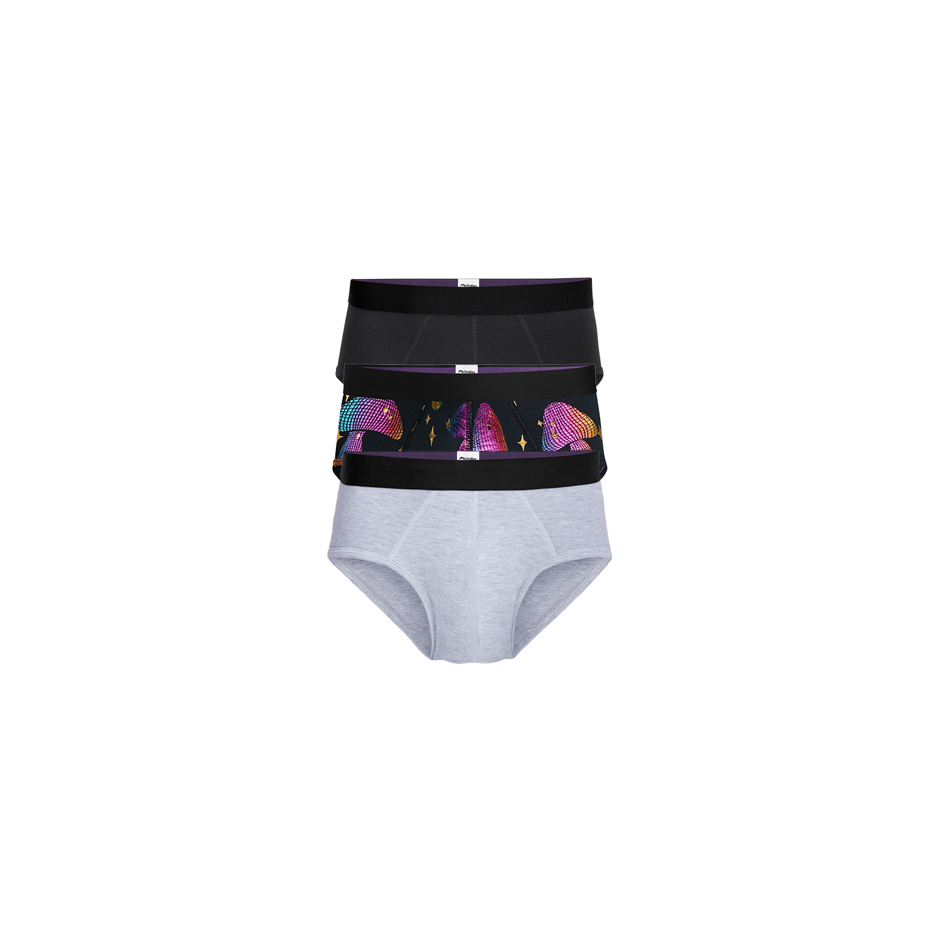 UltraModal™ Core Brief 3-Pack | Disco Shrooms Pack