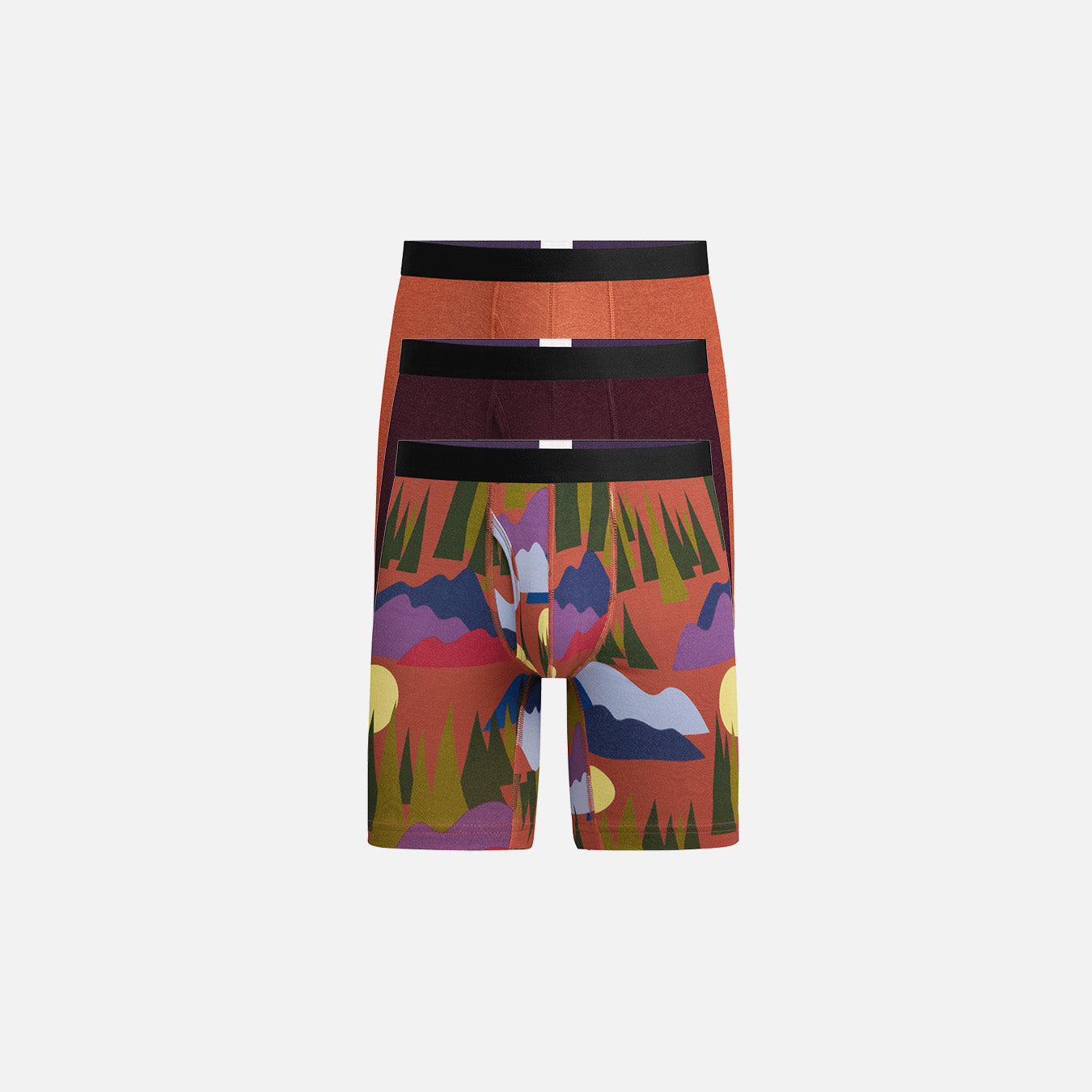 UltraModal™ Core Long Boxer Brief w/ Fly 3-Pack | Mountain High Pack
