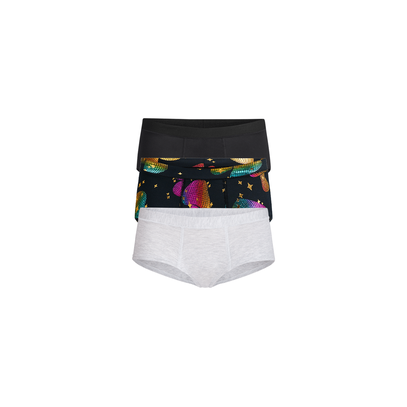 UltraModal™ FeelFree Cheeky Brief 3-Pack | Disco Shrooms Pack