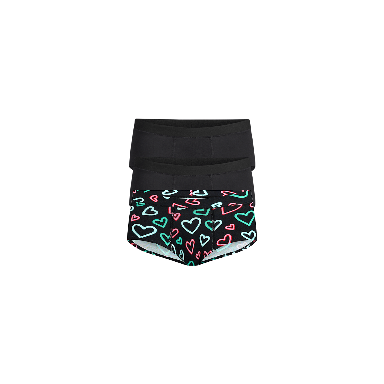 UltraModal™ FeelFree Cheeky Brief 3-Pack | Electric Hearts Pack