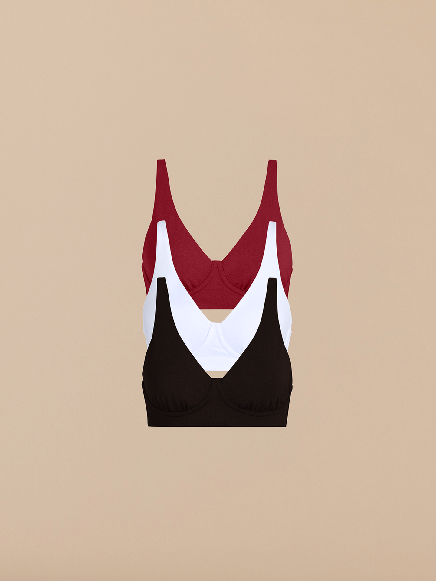 UltraModal™ FeelFree Longline Bralette 3-Pack | Classic Pack