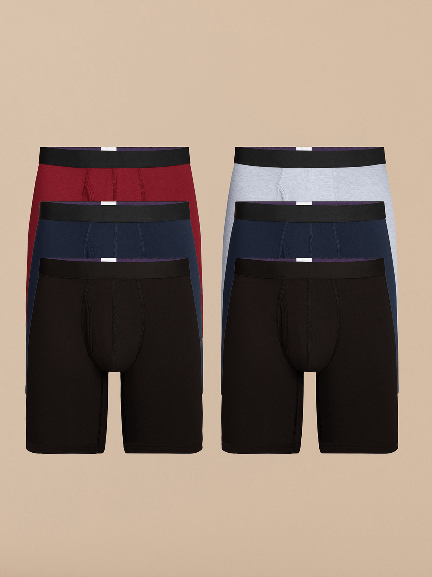 UltraModal™ Core Long Boxer Brief w/ Fly 6-Pack | Classic Pack