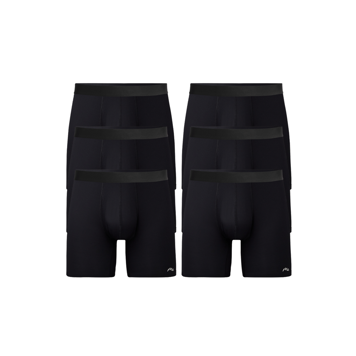 Breathe Ball Caddy™ Boxer Brief w/ Fly 6-Pack | Black Pack