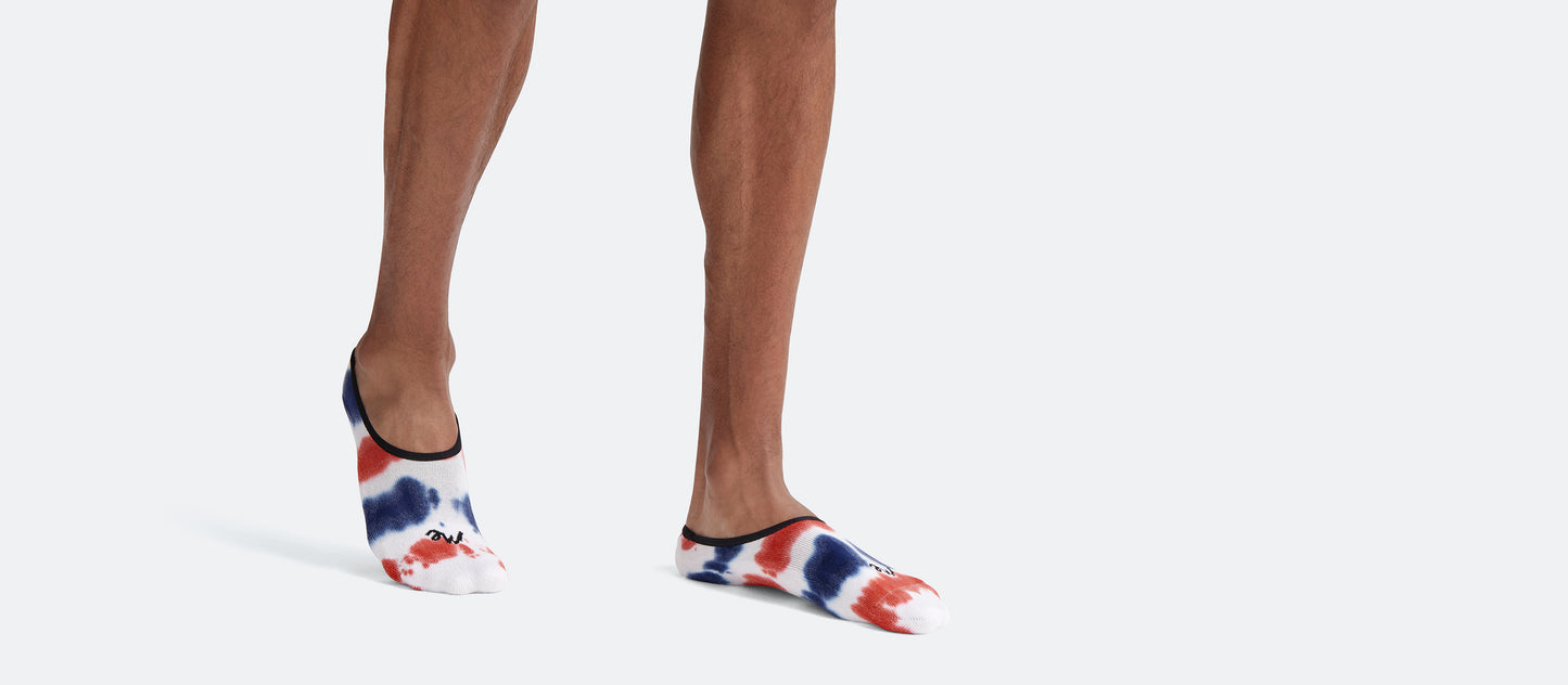 Heritage No Show Sock | Americana Tie Dye