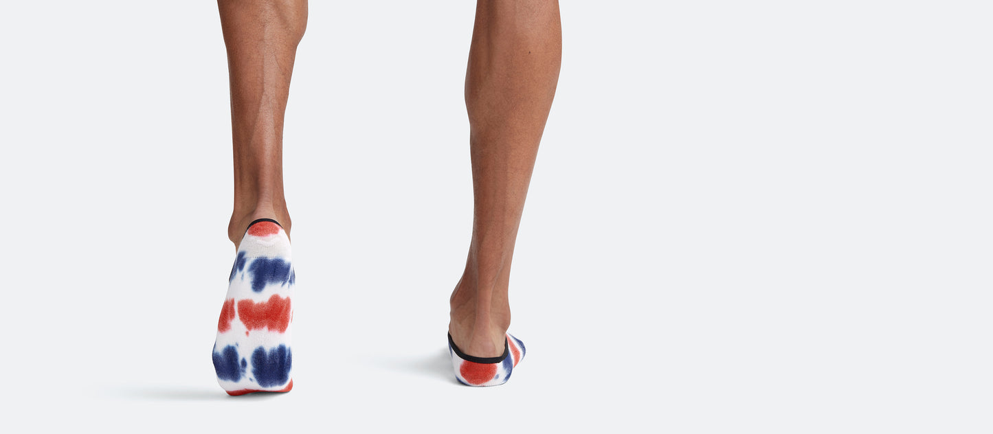 Heritage No Show Sock | Americana Tie Dye