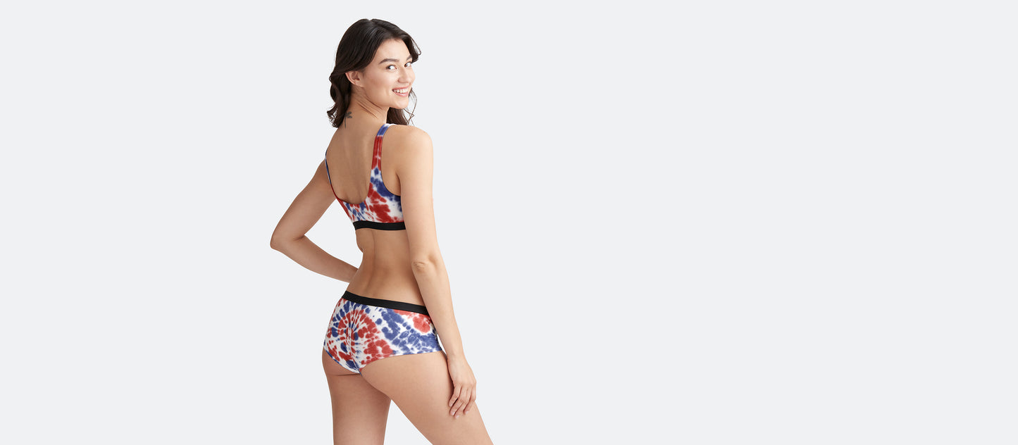 UltraModal™ Core Scoop Bralette | Americana Tie Dye