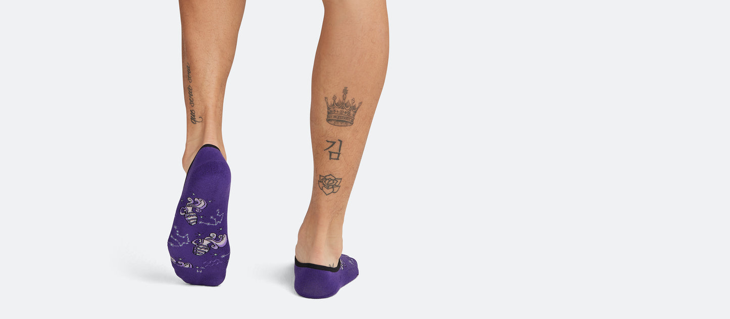 Heritage No Show Sock | Aquarius
