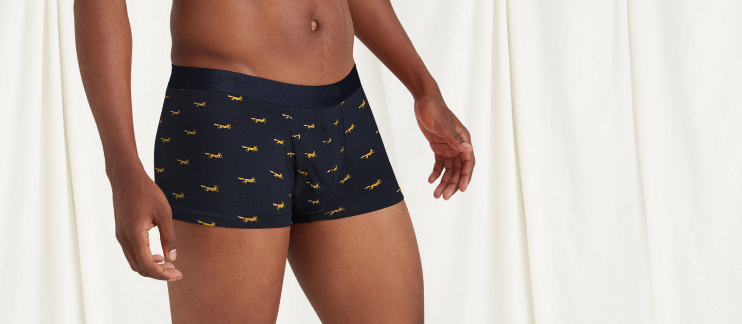 Stretch Cotton Trunk w/ Fly | Foxes