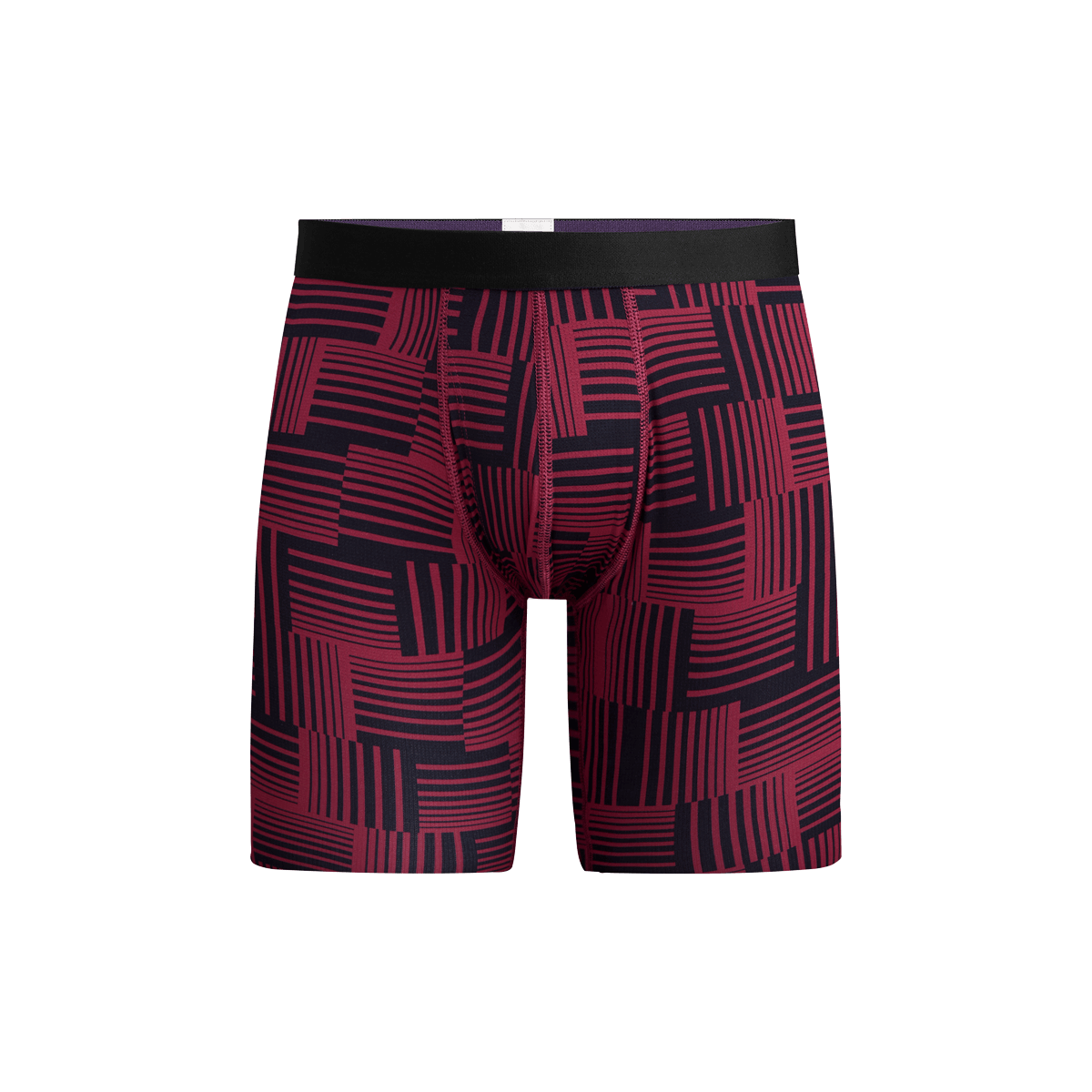 MoveMe Long Boxer Brief w/ Fly | Basket Plaid