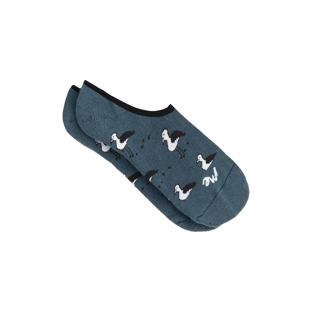 Heritage No Show Sock | Beach Birds
