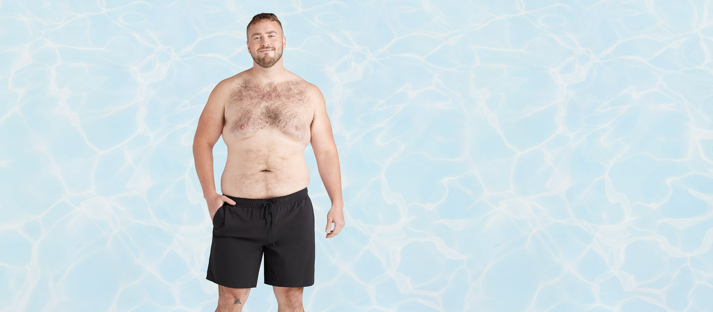 8" Swim Trunk | Black