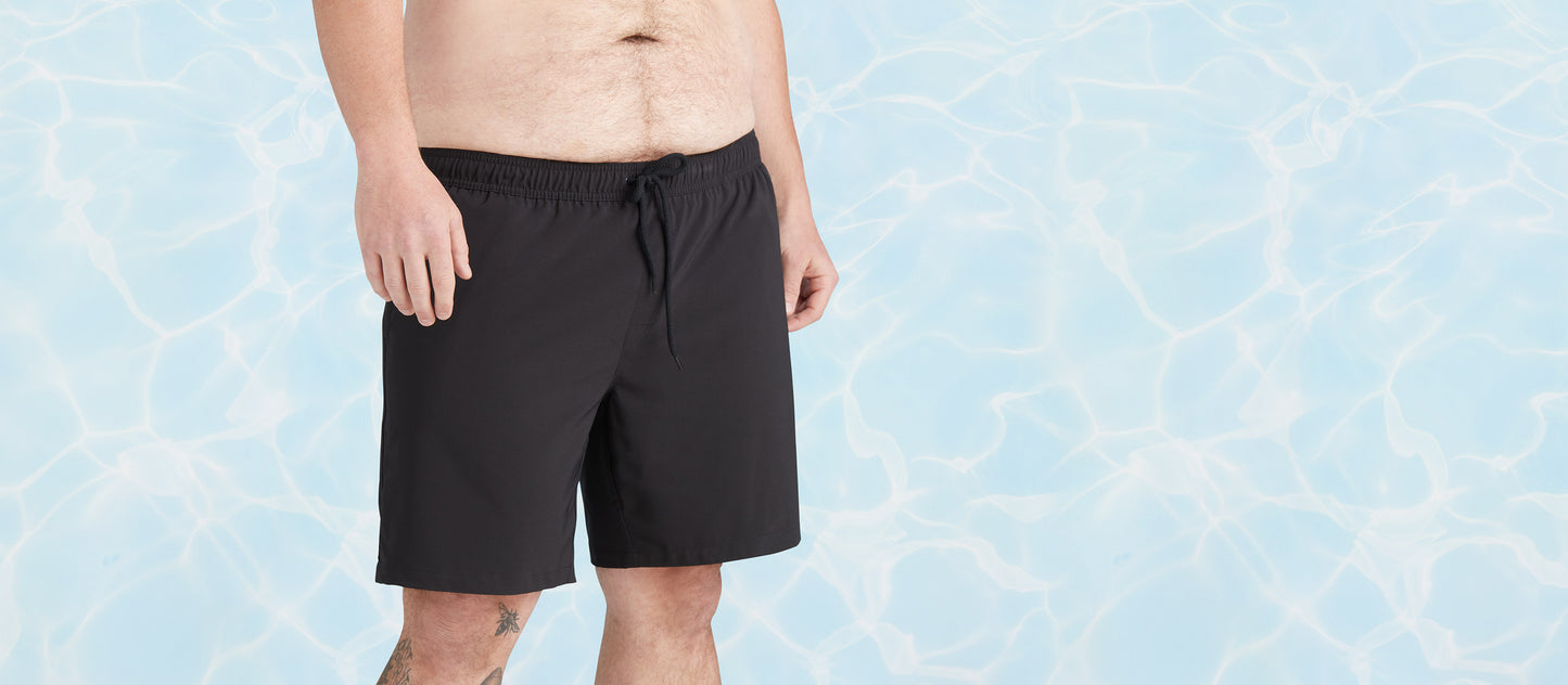 8" Swim Trunk | Black