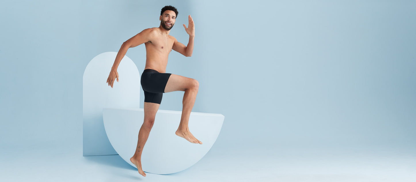 MoveMe Boxer Brief w/ Fly 6-Pack | Black