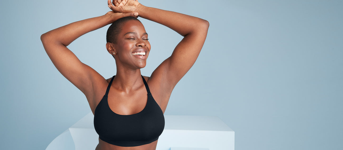 MoveMe Racerback Bralette 3-Pack | Black