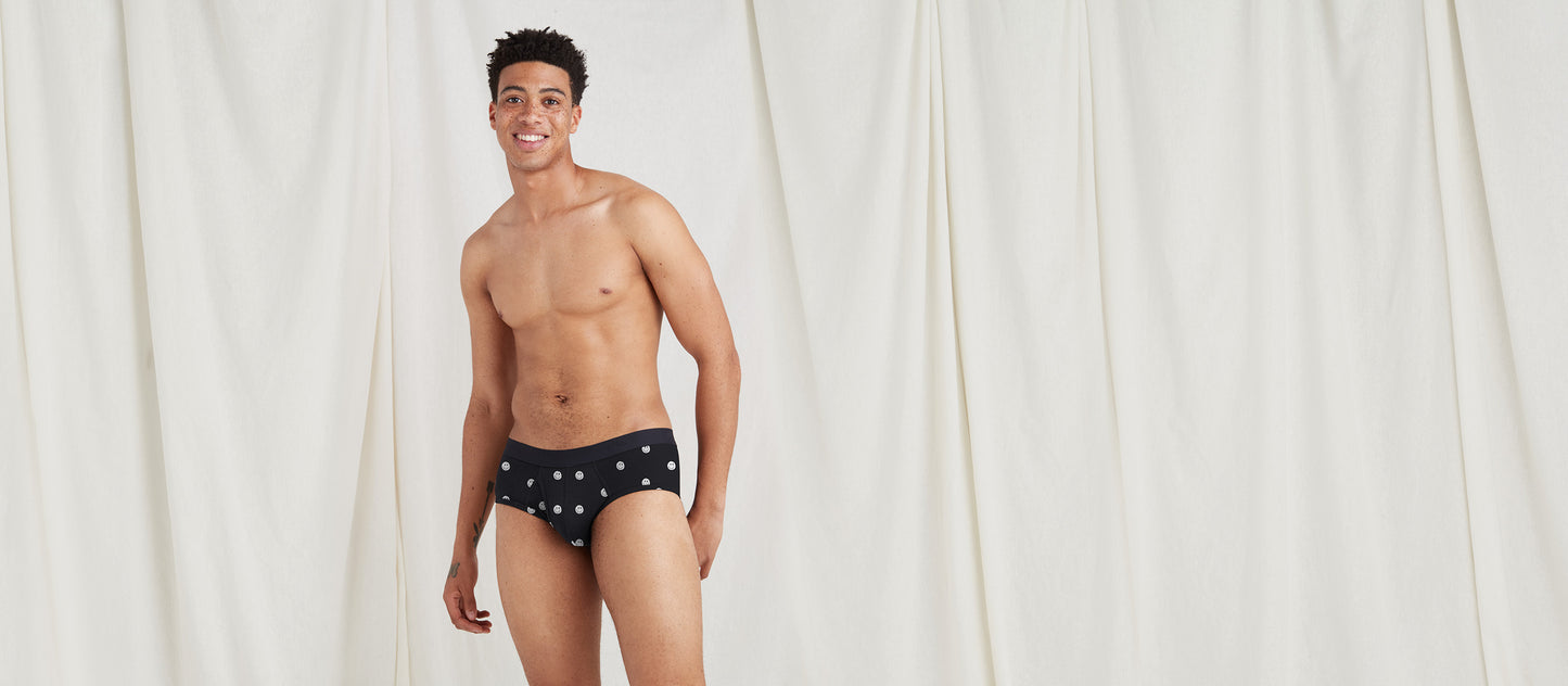 Stretch Cotton Brief w/ Fly | Smileys