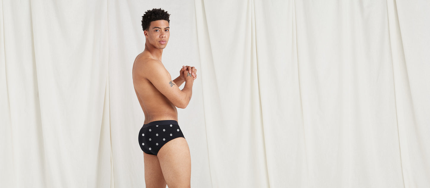 Stretch Cotton Brief w/ Fly | Smileys