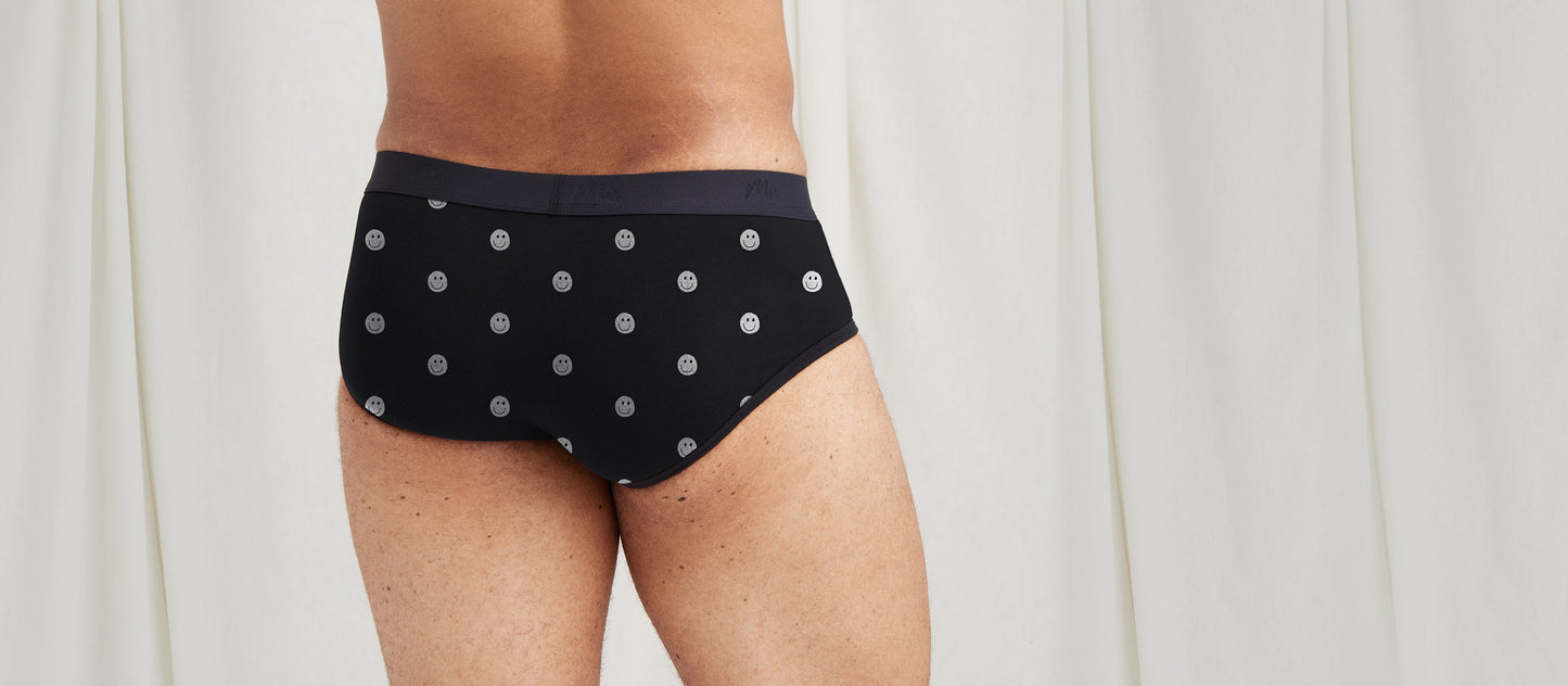 Stretch Cotton Brief w/ Fly | Smileys