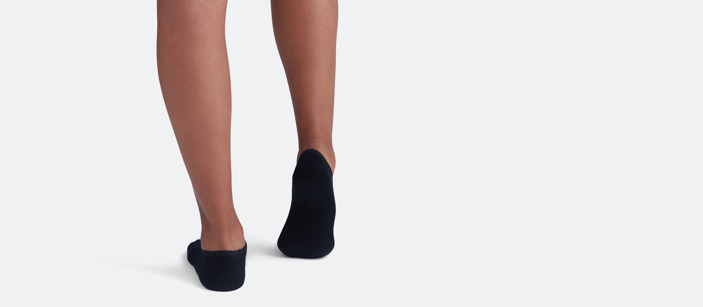 Heritage No Show Sock 6-Pack | Black