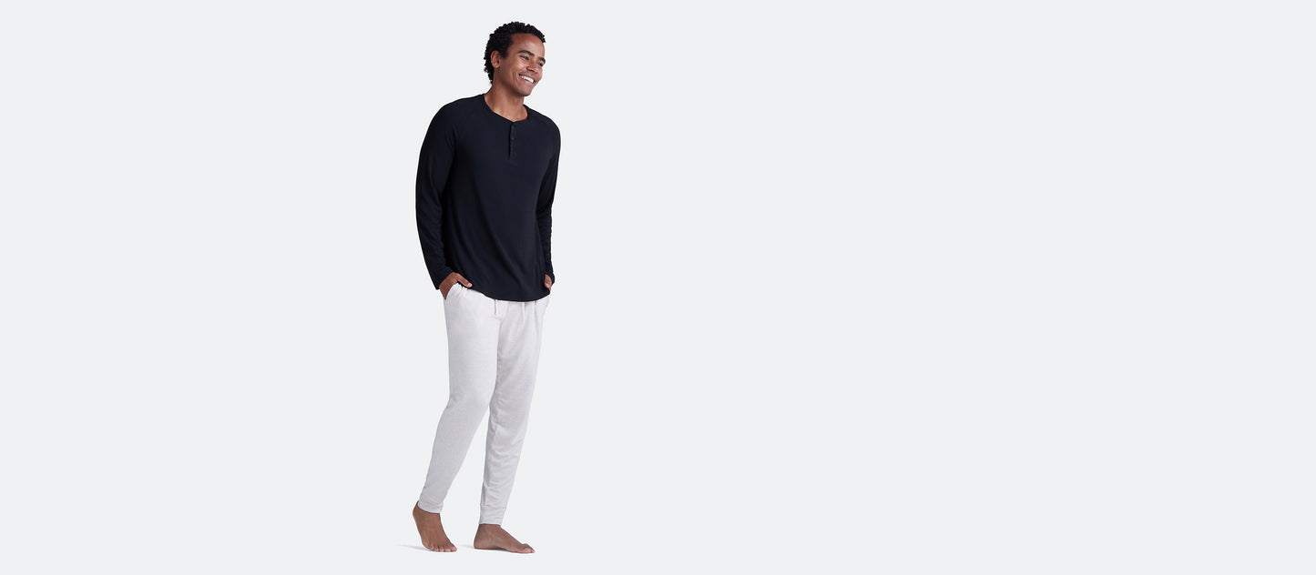 UltraModal™ Henley - Men's | Black