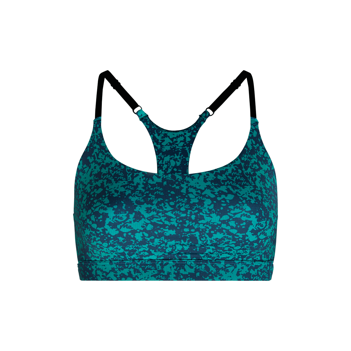 MoveMe Racerback Bralette | Blue Marble