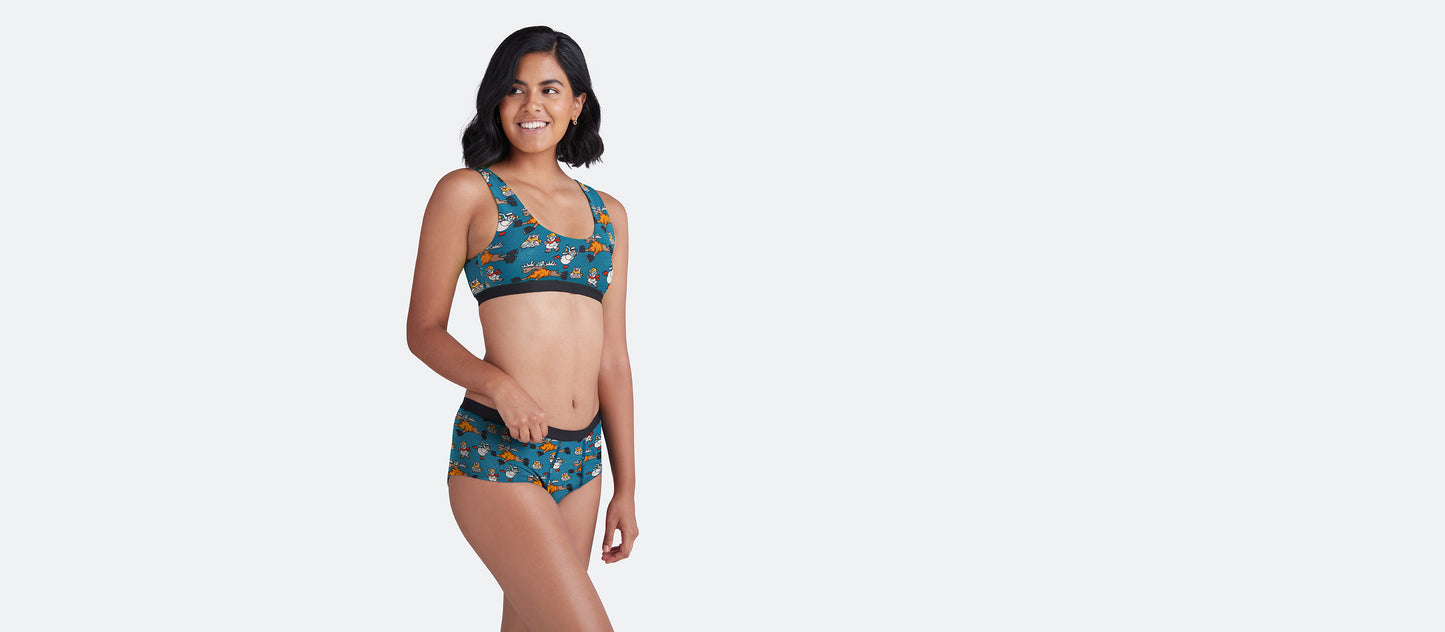 UltraModal™ Core Scoop Bralette | Animals on Ice