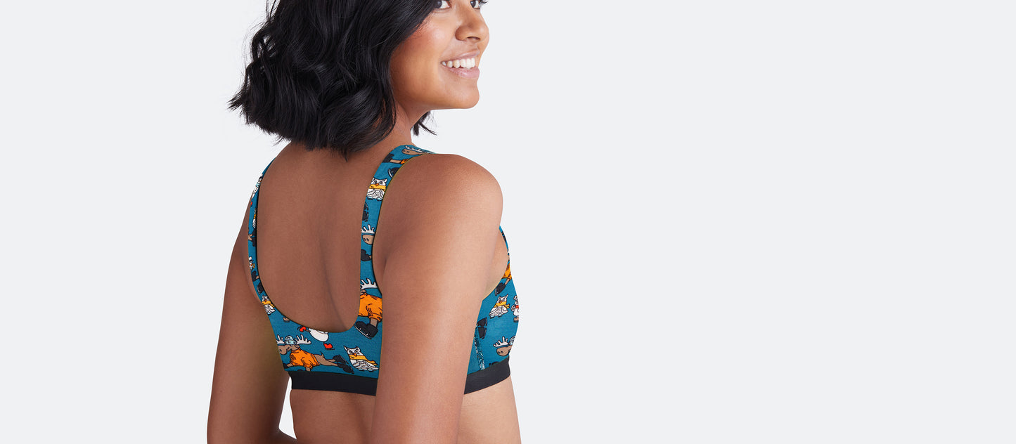 UltraModal™ Core Scoop Bralette | Animals on Ice