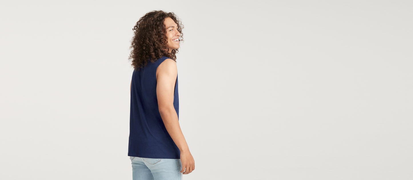 Daily Sleeveless Tee - Men's | Blue Mountain