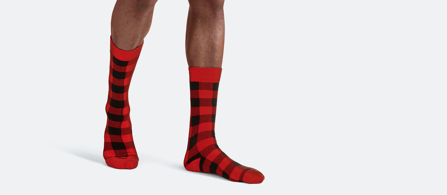 Heritage Crew Sock | Buffalo Check