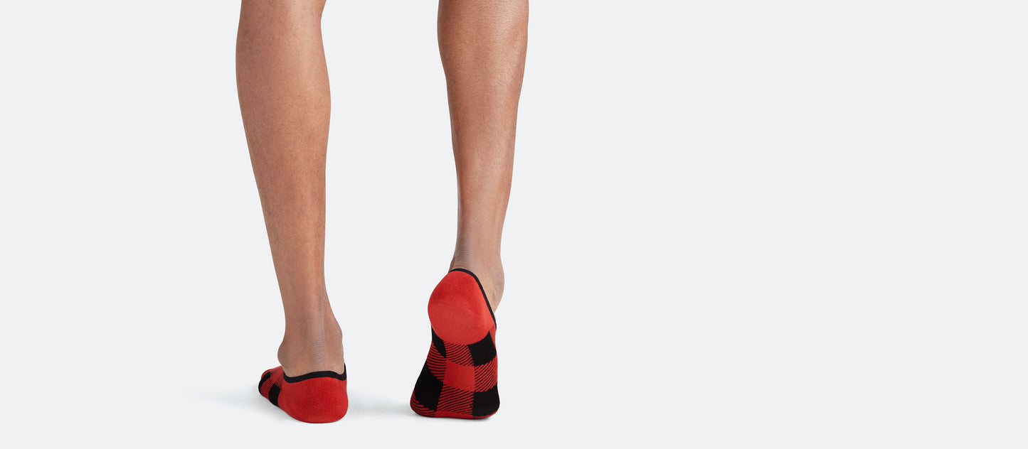 Heritage No Show Sock | Buffalo Check