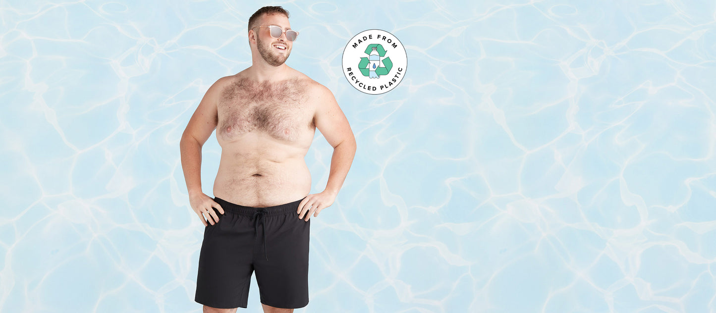 8" Swim Trunk | Black