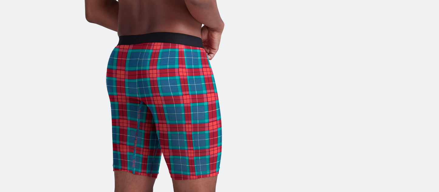 UltraModal™ Core Long Boxer Brief w/ Fly | Very Merry Plaid