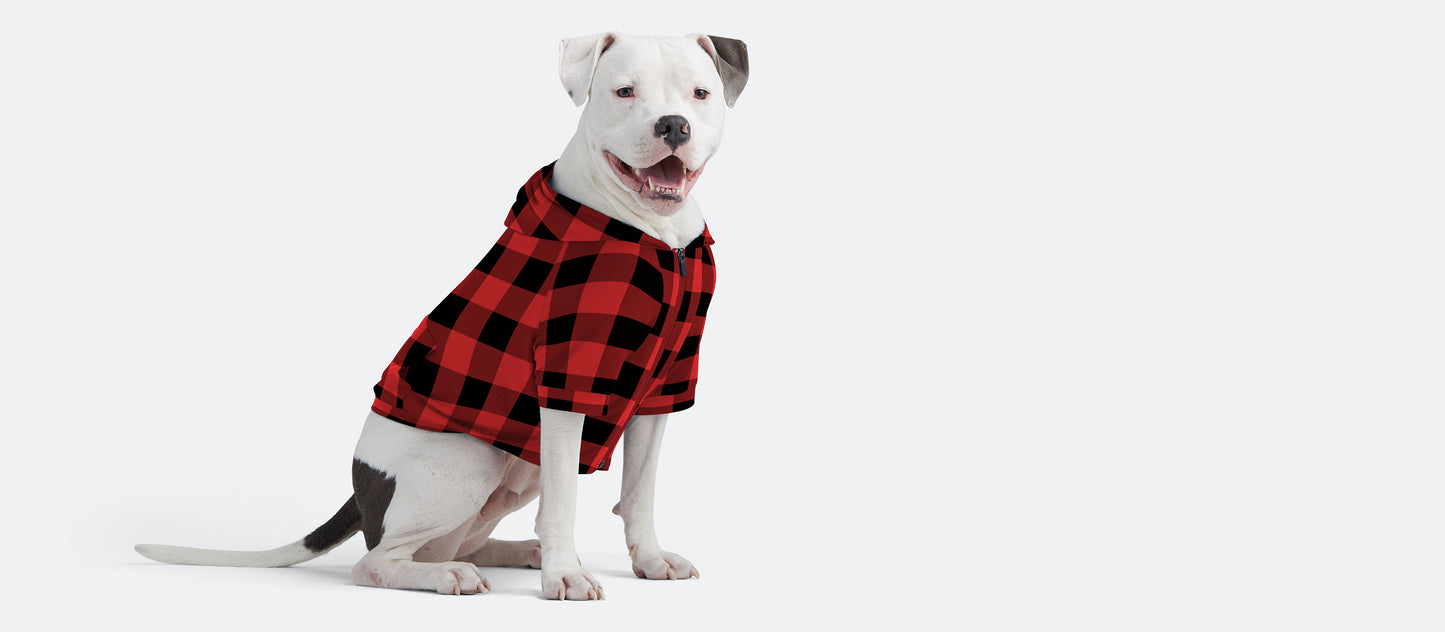 UltraModal™ Dog Hoodie | Buffalo Check