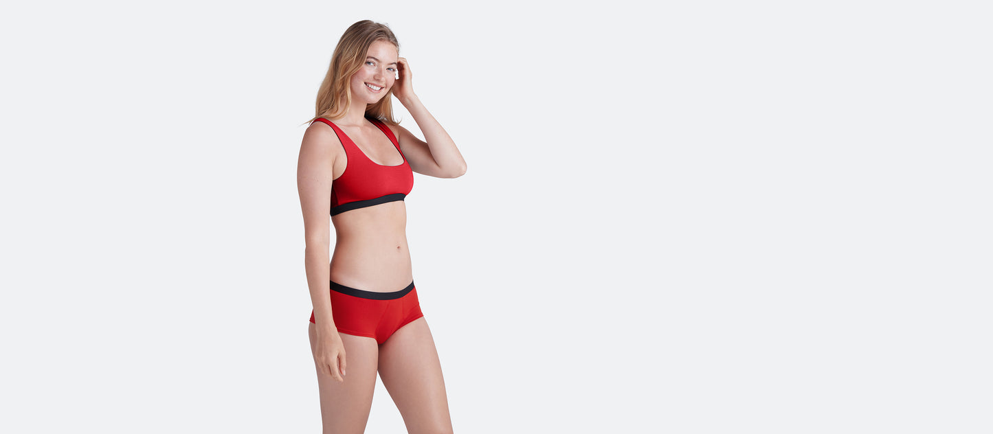 UltraModal™ Core Scoop Bralette | Candy Apple