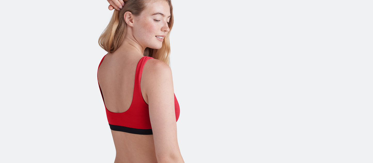UltraModal™ Core Scoop Bralette | Candy Apple