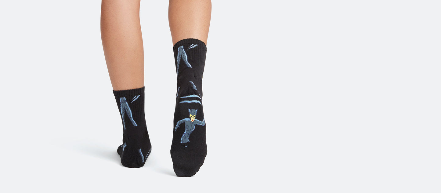 Heritage Quarter Sock | Catwoman
