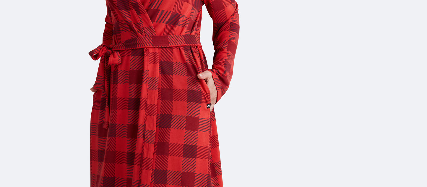 UltraModal™ Robe | Crimson Plaid